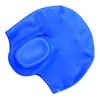 Waterproof Silicone Swimming Cap with Ear Protection 3D Strong Elasticity