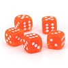WeLoveBeads W6 Cube (16 mm) in Neon Pink/White Dots -