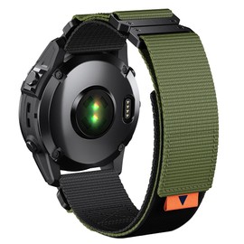 EKINGEEK for Garmin Fenix 8 51mm Watch Band, for Fenix 7X/6X/5X Plus Band Replacement, 26mm Quick Fit Nylon Watch Strap for Garmin epix Pro 51mm/ Tactix 7 Delta/Enduro 2 Watch Bands