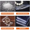 GSXRB PVC Jewelry Pouches Clear Zipper Bags Anti Oxidizing Earrings