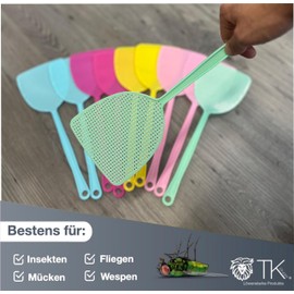 Gartiva® 10x XXL Fly Swatter 35 cm Stable - Mosquito Swatter - Mosquito Scraper as Fly Protection - Fly Catcher & Fly Trap from Insects, Flies - Fly Swatter