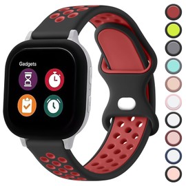 Meliya Silicone Bands for Gizmo & Gabb Watch 3/2/1, 20mm Breathable Waterproof Sport Watch Bands