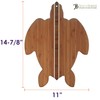 Totally Bamboo Sea Turtle Cutting Board, 14-7/8" x 11"