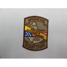 Embroidered Patch - Patches for Women Man - Military Older Vintage Operation Desert Storm Saudi Arabia