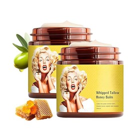 Crema Original, 120g Crema Original Facia, Beef Tallow for Skin, Honey Sebo de res Rostro Cuerpo Hidratante de Res Batido y Miel, Apto Para todo Tipo 