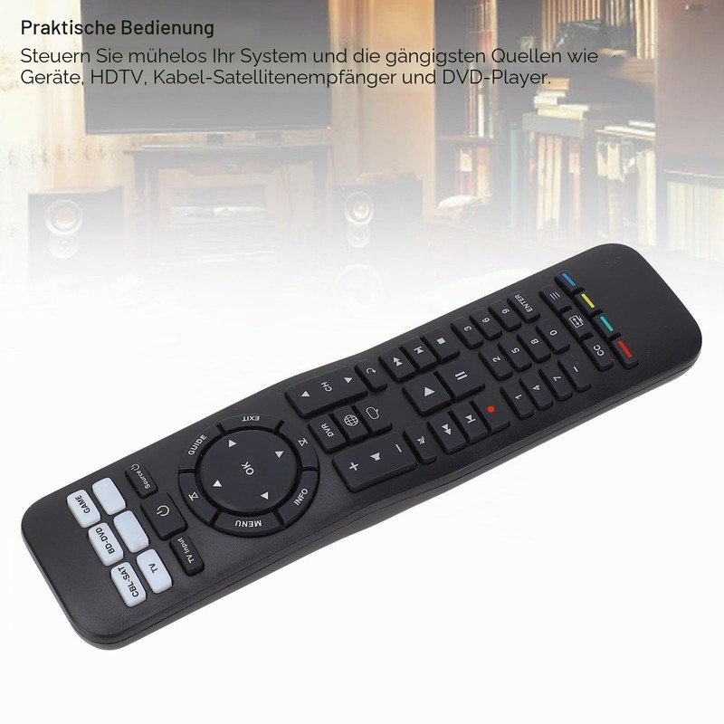 Replacement URC 15S Remote Control for 5 10 15 TV