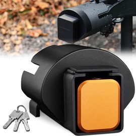 Upgraded Trailer Lock- Anti Theft Trailer Coupler Lock Fits 2" and 2 5/16" Couplers, Heavy Duty Trailer Hitch Lock with Brass Core Locking Mechanism, Trailer Tongue Locks for Trailers Boats Rvs Trucks