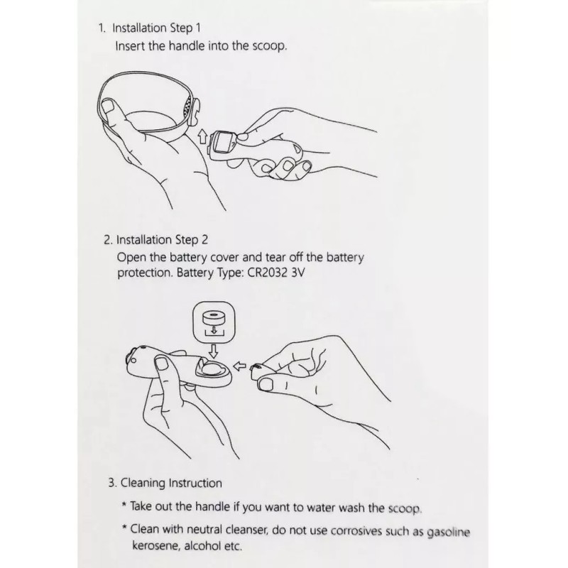 Misorel Bascula Digital Medida Cuchara Gramos Cocina Alimento Grande