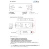 LEDmich SMD LED Strip Wireless Dimmer 2.4 GHz with Receiver