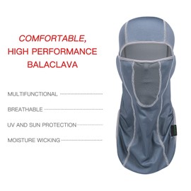 Balaclava - Sun Protection Mask Windproof, Breathable Summer Full Face Cover for Cycling, Hiking, Motorcycle