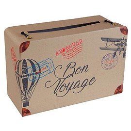 Santex Urn Money Box Bon Voyage 24 x 16 x 10 cm, Multi-Colour