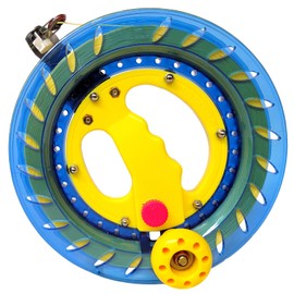 Kaiciuss 8 Inch Kite Reel Winder with Line, String Reel for Kids & Adults, Easy to Use Kite String and Spool, it Comes with 1000 ft Durable Kite Thread and Connector.