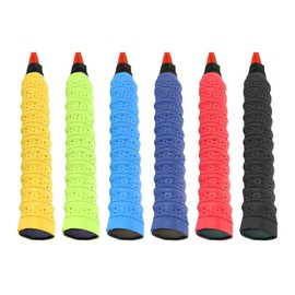 IDNVFY 6-roll racket grip strap, breathable and non-slip design, sports equipment, sports equipment accessories, suitable for tennis and badminton.