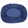 Fitted Sheet 25CM Deep Bed Sheet Single Size 90X190CM Navy