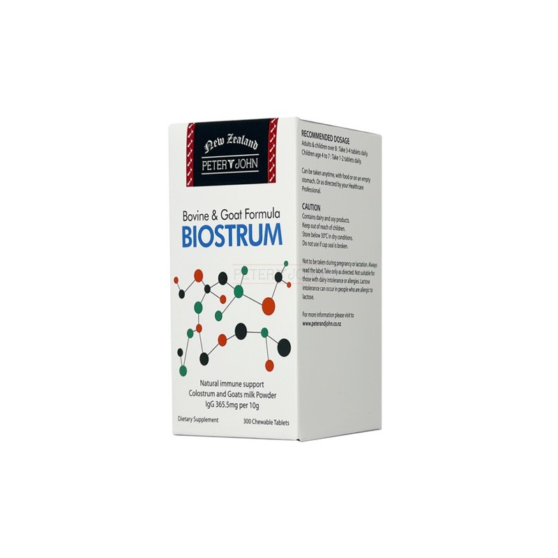 Peter & John Chewable Biostrum Goat Milk Colostrum 300 Chewable