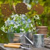 KRONLY Garden Stake Owl, Hedgehog, Squirrel (Pack of 3) /