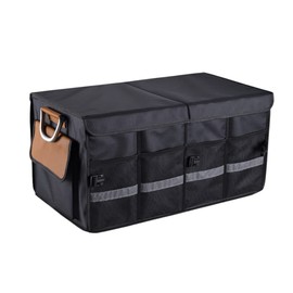 organizador para asiento trasero Organizador De Maletero For Coche (negro) Almacenamiento Con Correas De Amarre, Lo Mejor For La Organización...      