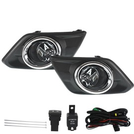 labwork Fog Lights Lamps Replacement for Nissan Rogue 2014-2016 Driving Fog Lights Lamps with Bulbs Fog Light Covers Harness Switch NI2590103 261508993B