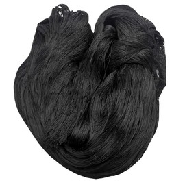 MAILEKT 7.5 m x 15 m Bird Protection Net, Black, Plant Net, Tear-Resistant, Durable Poultry Protection Net (Large Holes, Mesh Width 5 x 5 cm)