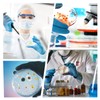 Vabiooth 100 Packs Sterile Thick Plastic Petri Dishes with Lid,