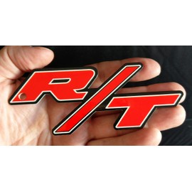 Dodge R/T Logo Steel Magnet (Magnet - 5" X2")