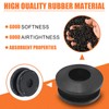 VPZMT Rubber Windshield Grommet for Harley Softail FXLRST 117 Low