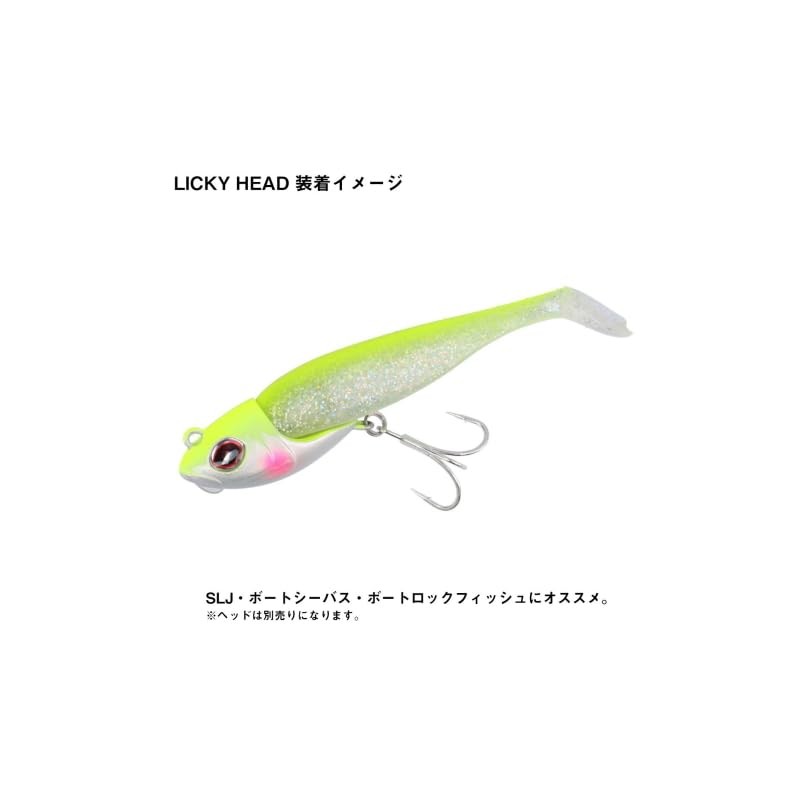 DAIWA Shad Tail Worm Ricky Shad 3.0 Clear
