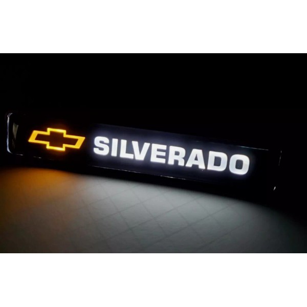 SILVERADO LED Logo Grille Light Emblem For Truck Front Illuminated