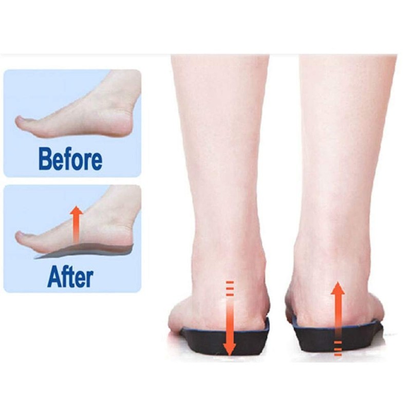 Orthotic Insole Support Helps Weak and Fallen Arches and Plantar