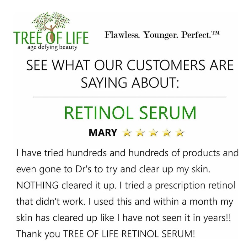 Serum Retinol Para Cara Y La Piel, Tamaño Doble (2