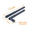Oiyagai 2 x 433 MHz 3dbi Omni Antenna SMA Plug