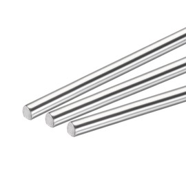 MECCANIXITY 304 Stainless Steel Round Rods Bar,3.5mm Diameter 150mm Length for Various Shaft DIY Craft Model Car Plane Ship Pack of 10
