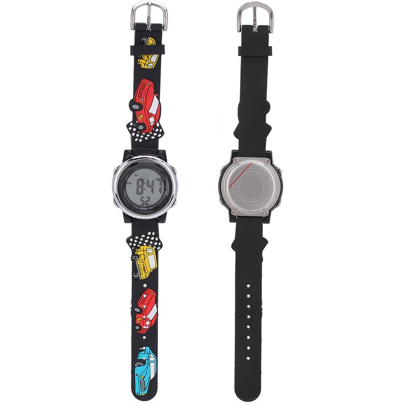Multifunction Electronic Wrist Watches Luminous Waterproof Cartoon LED Children Watch