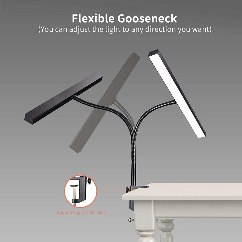 Piano Desk Lamp, 2-in-1 LED Piano Light for Upright Digital