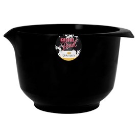 Birkmann, Colour Bowls, Mixing and Serving Bowl, 2.0 Litres, Melamine Bowl, Scratch-Resistant, Stable, Sustainable, Black, 709119