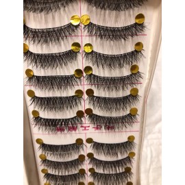 generica pestañas postizas 10 pares