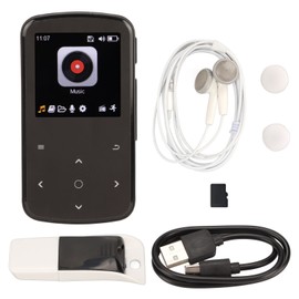 M9 Bluetooth Sports MP3 Player Multifunction Smart Touch Control HiFi Lossless Sound Mini Back Clip MP3 Player 16GB