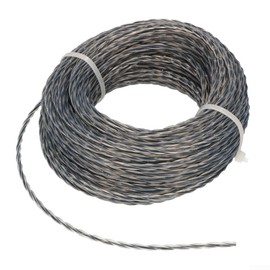 2 Sets Core Reinforced Strimmer Line 2.0-3.0mm x 15m (30m) Line Spool for Professional Brush Cutter (15m x 2mm x 2pcs)