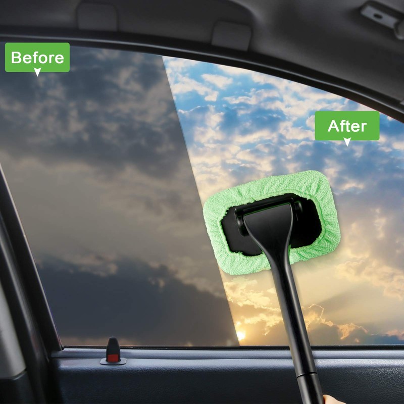 Frienda 2 Set Windshield Cleaner Tool Inside Car Windshield Cleaning