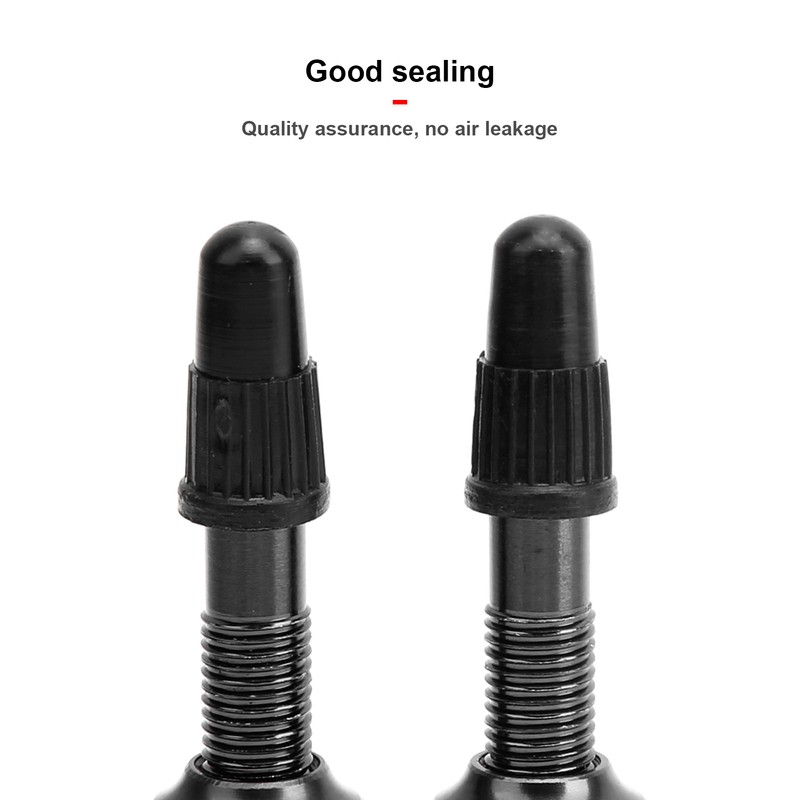 1 Pair 52mm Bike Extended Air Valve Tubeless Presta Valve