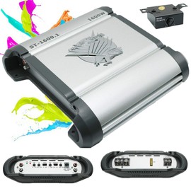 Soundxtrem SX ST-1600.1 Power Monoblock 1 Channel Car Audio Amplifier 1600 Watts Power with Bass Knob Remote Subwoofer Variable Crossover for Deep Bass Control