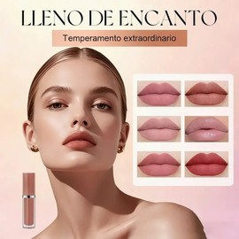 12 Colores Labiales Mate Larga Duracion Pintalabio Regalo Handaiyan