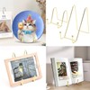 Taicols Display Stand, 4 Pcs Metal Plate Stands for Display,
