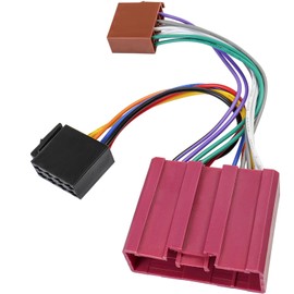 Zenoruslky Car Radio Wire Harness Adapter Compatible with Mazda 2 3 5 6 CX-5 CX-7 CX-9 MPV Miata Tribute Aftermarket 16PIN ISO Stereo Wiring Harness to 24PIN Radio Connector Kit