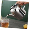 ABOOFAN Stainless Steel Teapot with Modern Design Kettle for Loose