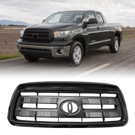 DIBON AUTO Front Bumper Grille For 2010 2011 2012 2013 Toyota Tundra Black Shell With Insert Grill