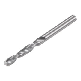 sourcing map Solid Carbide Drill Bit, 3.1mm (0.122") Micro-Grain Tungsten Carbide Jobber Twist Drill Bits Straight Shank for Drilling Stainless Steel Aluminum Metal Plastic Wood
