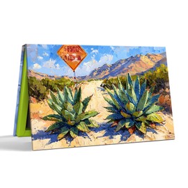 Pinelife Magnetic Makeup Palette DIY Empty Eyeshadow Lipstick Palette with Mirror 3D Finish Surface Paper Makeup Organizer (Desert Star)