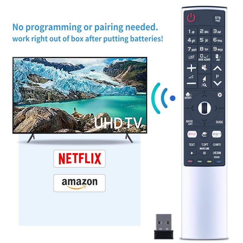GOUYESHO AN-MR700 USB Remote Control for LG TV AN-MR700 AN-MR600