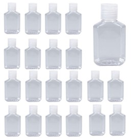 DACUAN 25 Piezas Botella de concha de 60Ml artículos tocador ， loción líquido frasco gel